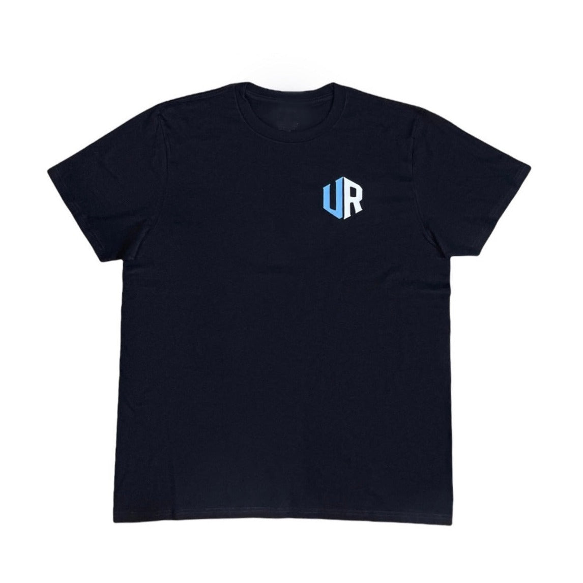 UR LOGO BLACK/SKY BLUE T-SHIRT