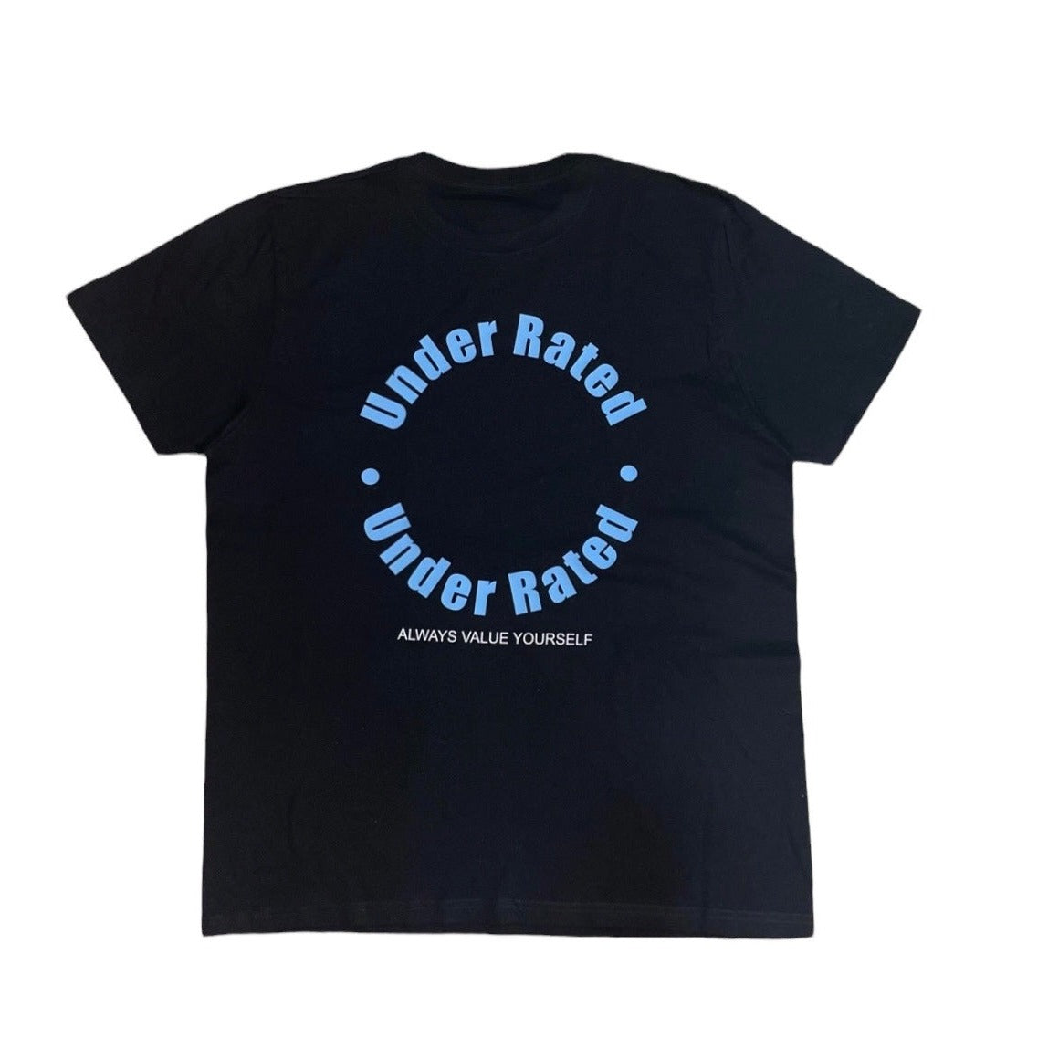 UR LOGO BLACK/SKY BLUE T-SHIRT