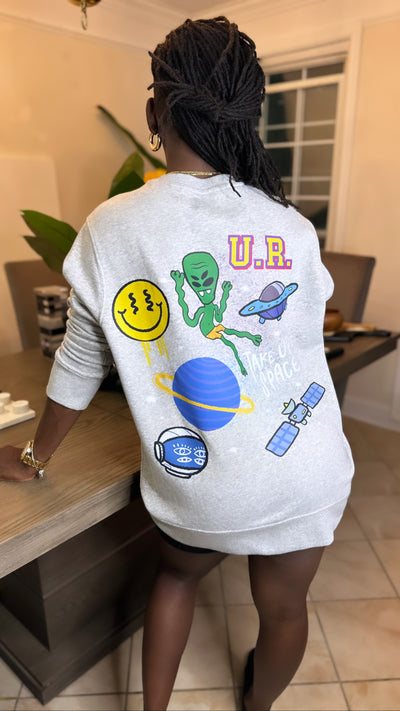 TAKE UP SPACE SWEATSHIRT